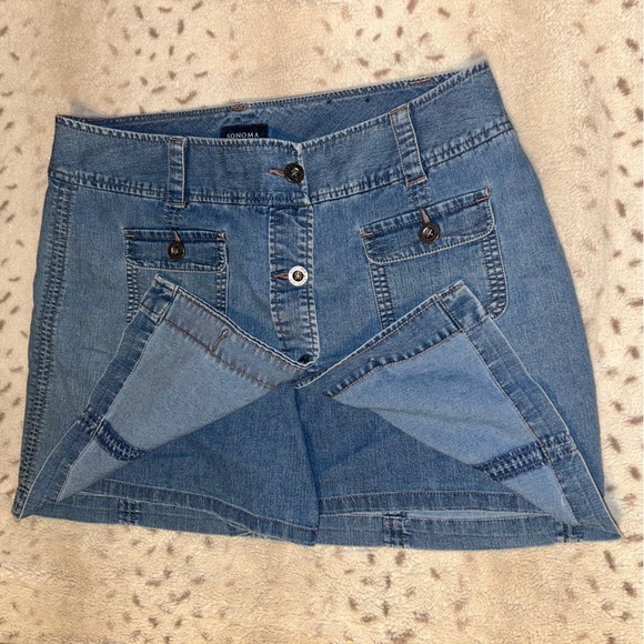 Sonoma Classic Blue Denim Skirt - Picture 5 of 5